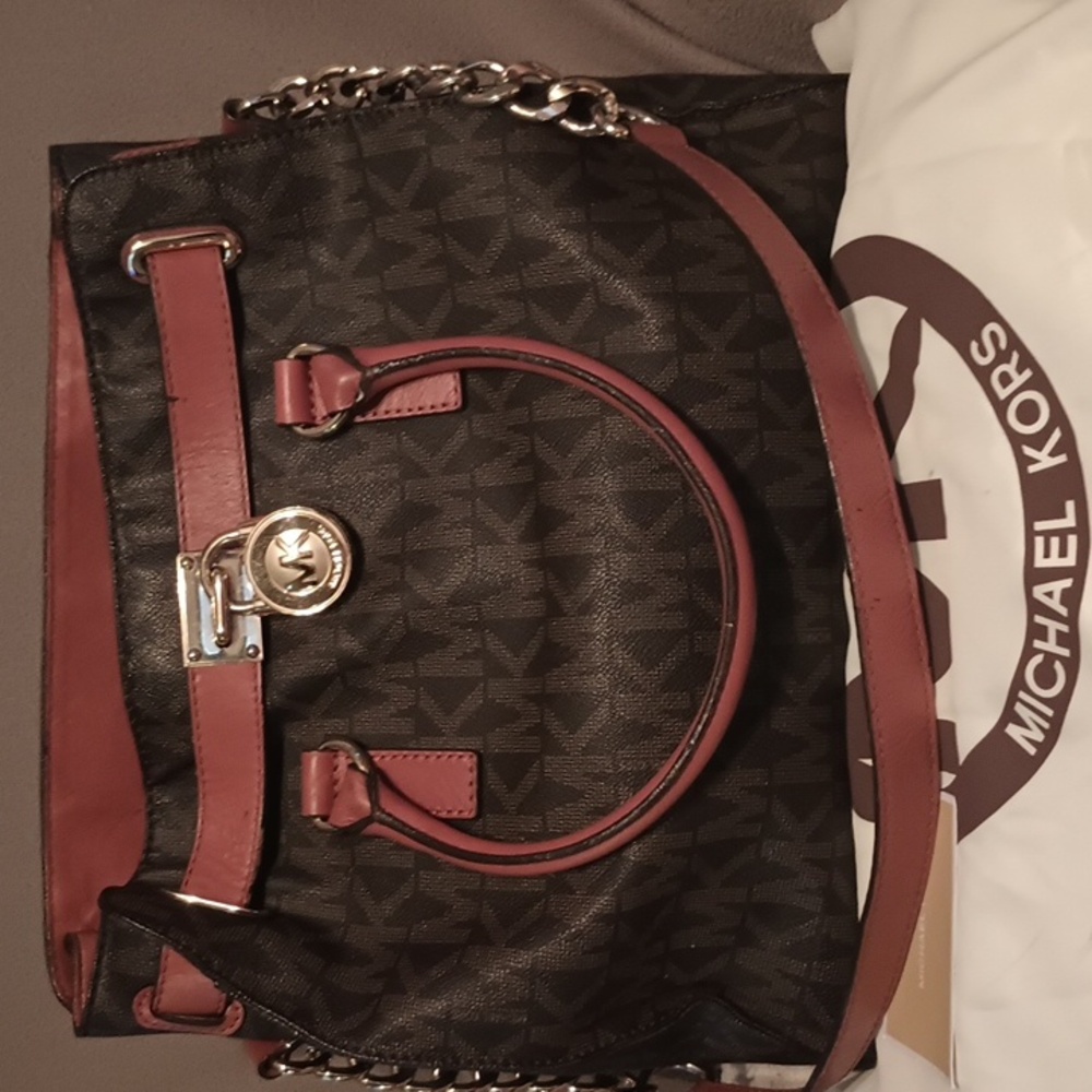 Michael Kors Brown Leather Crossbody